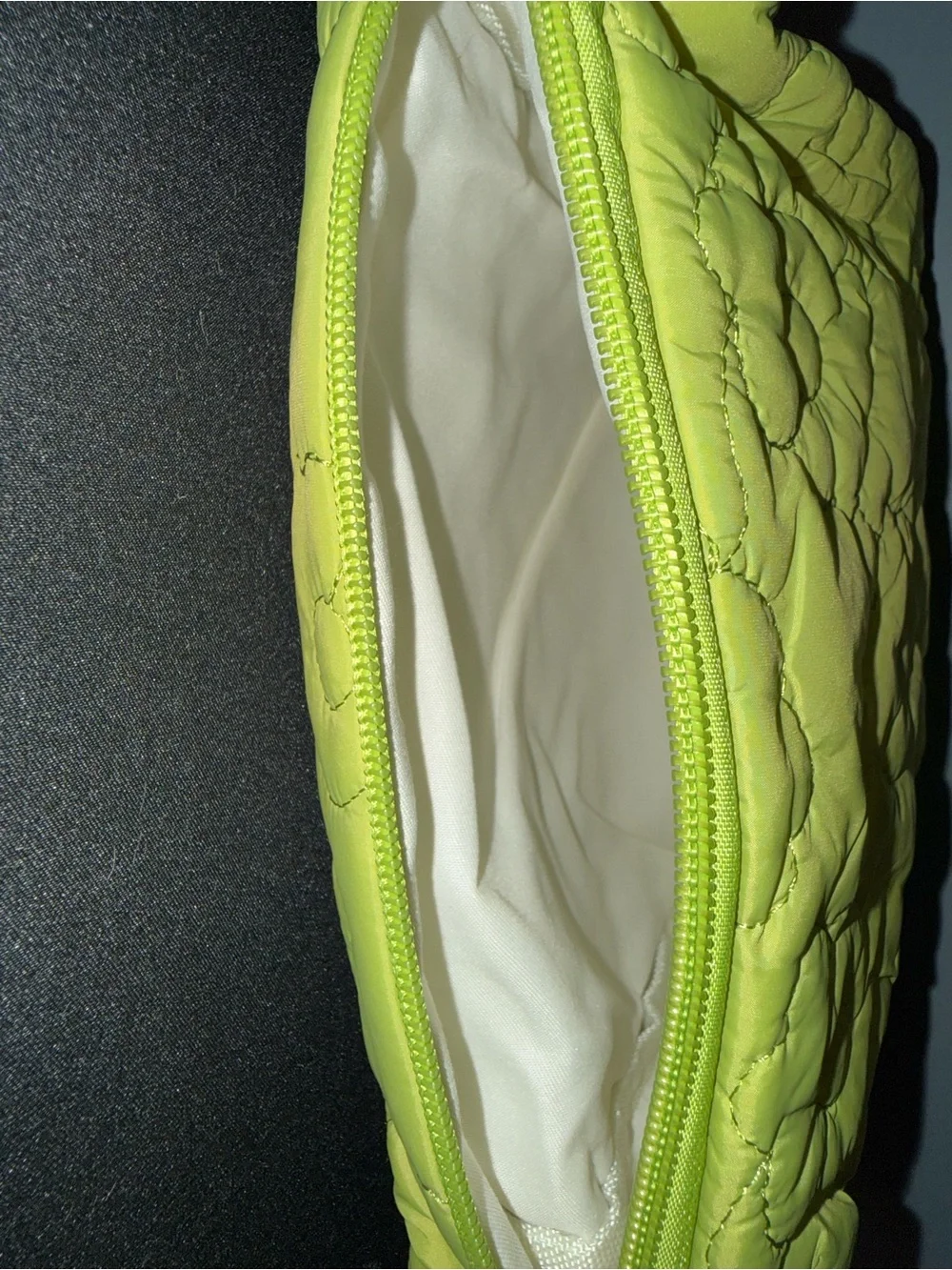 Quilted Floral Cosmetic Pouch